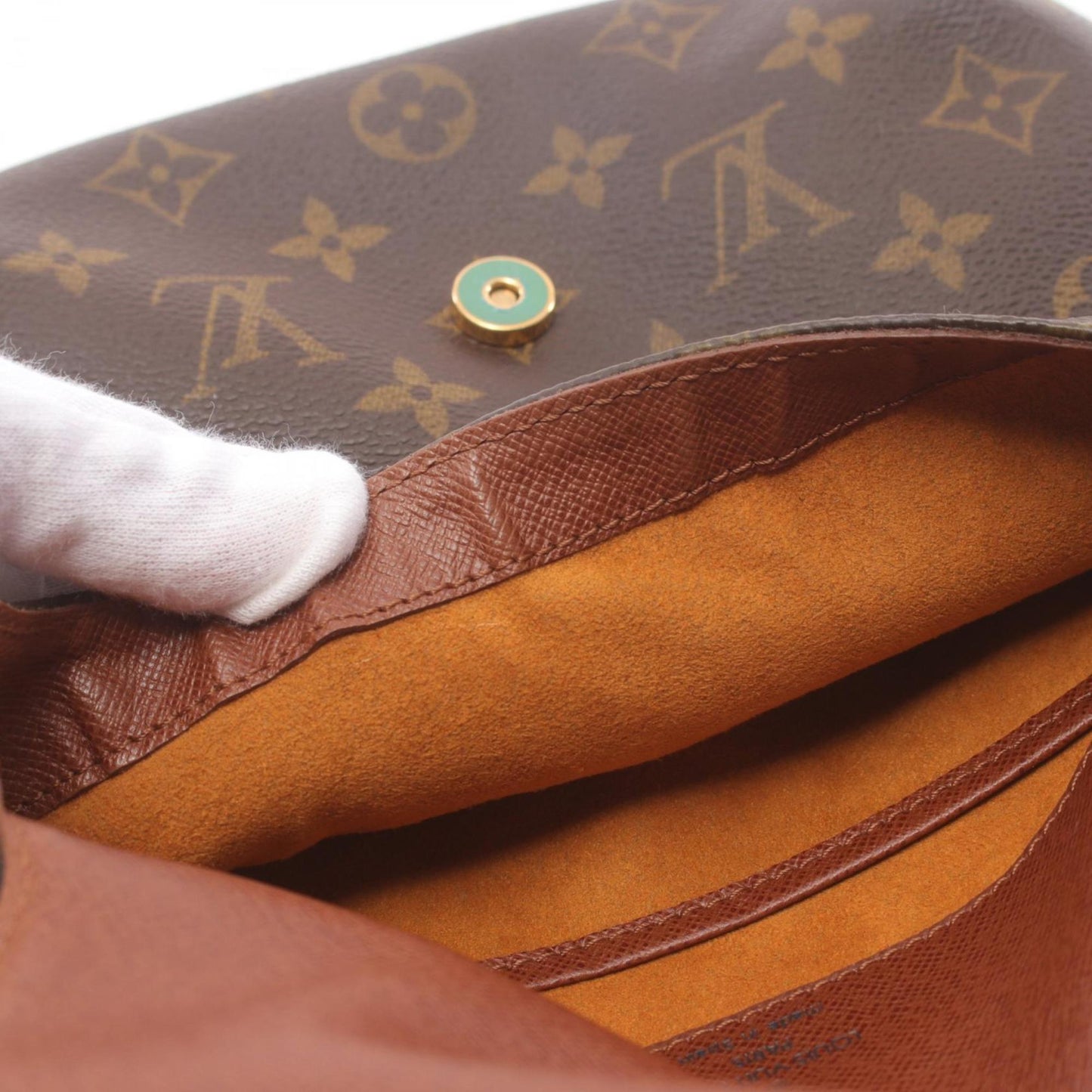 Louis Vuitton Brown Monogram Leather Shoulder Bag