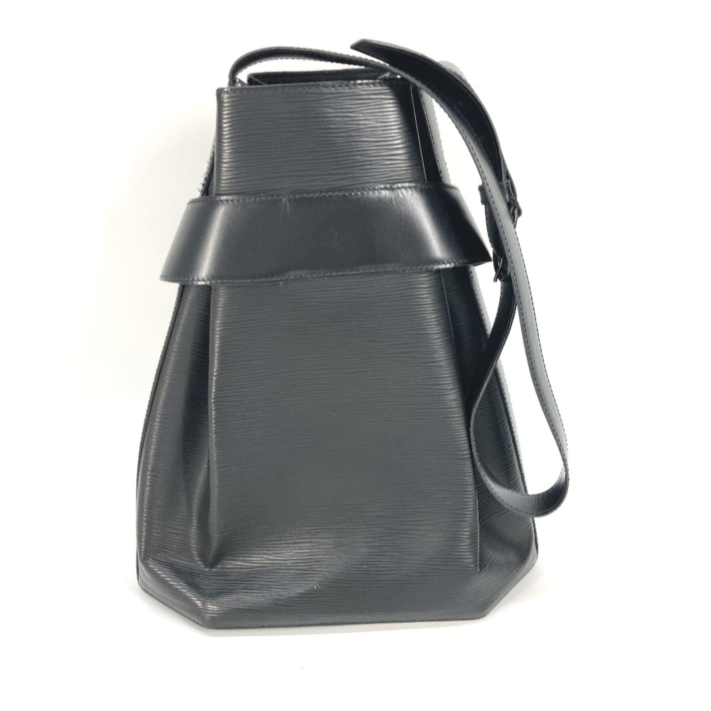 Louis Vuitton Black Leather Shoulder Bag