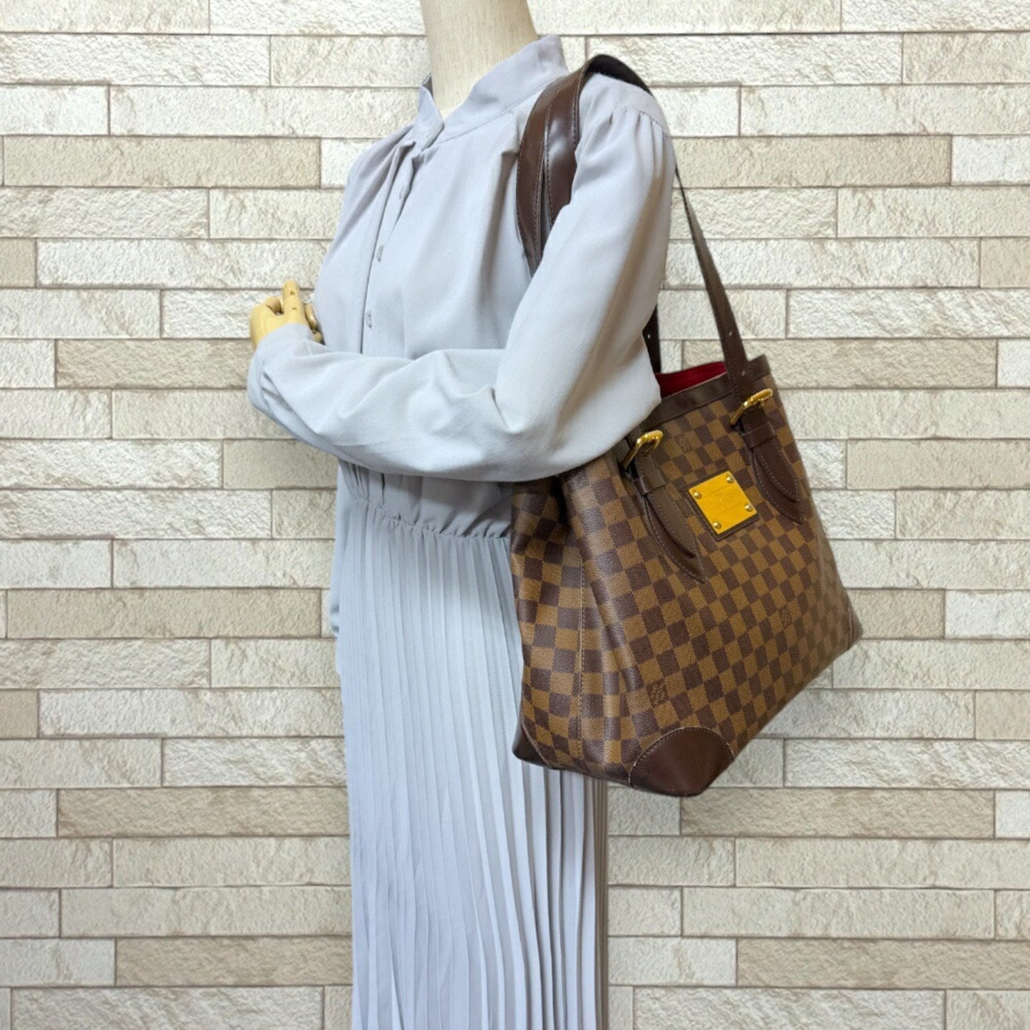 Louis Vuitton Brown Damier Canvas Shoulder Bag