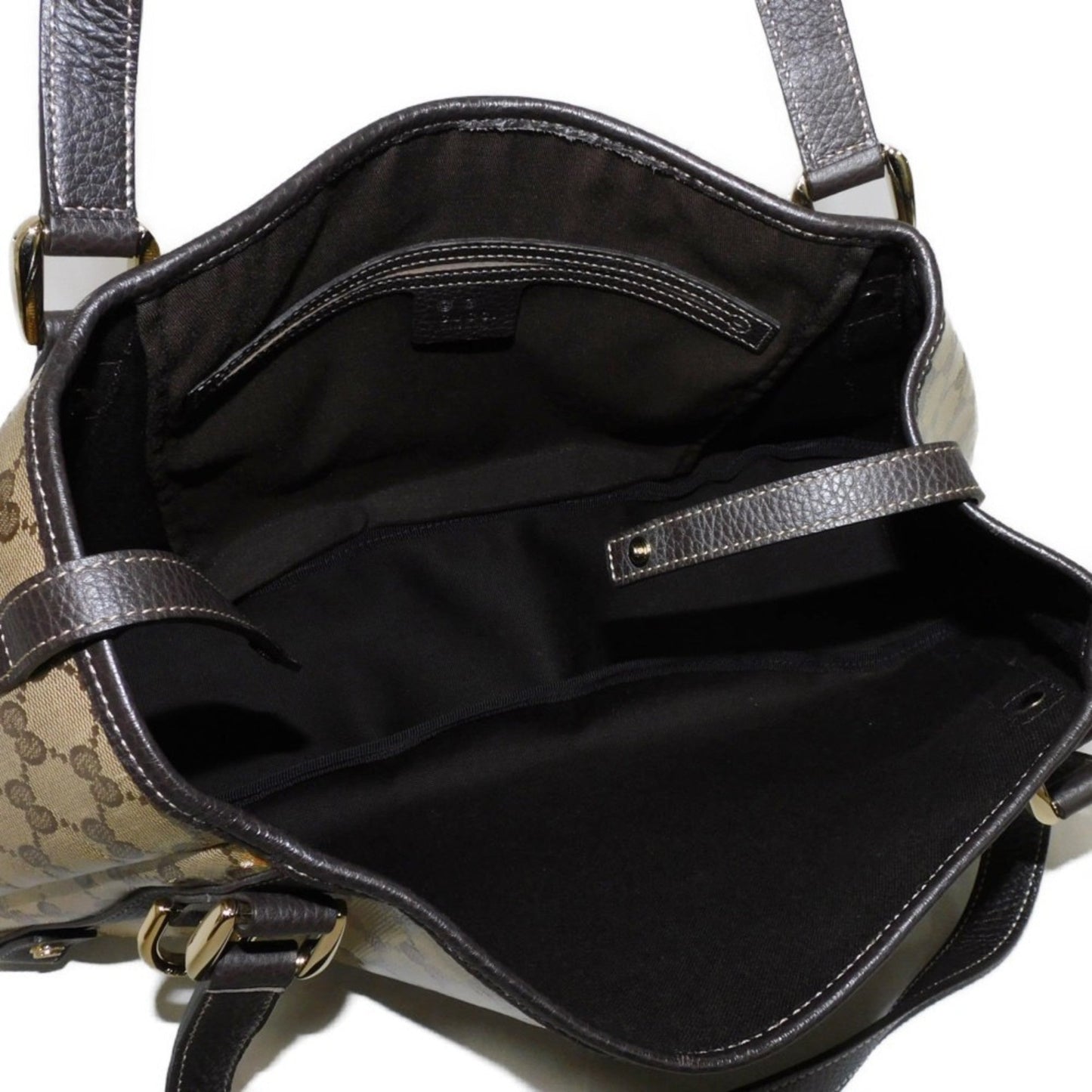 Gucci Beige Canvas Shoulder Bag Tote Bag