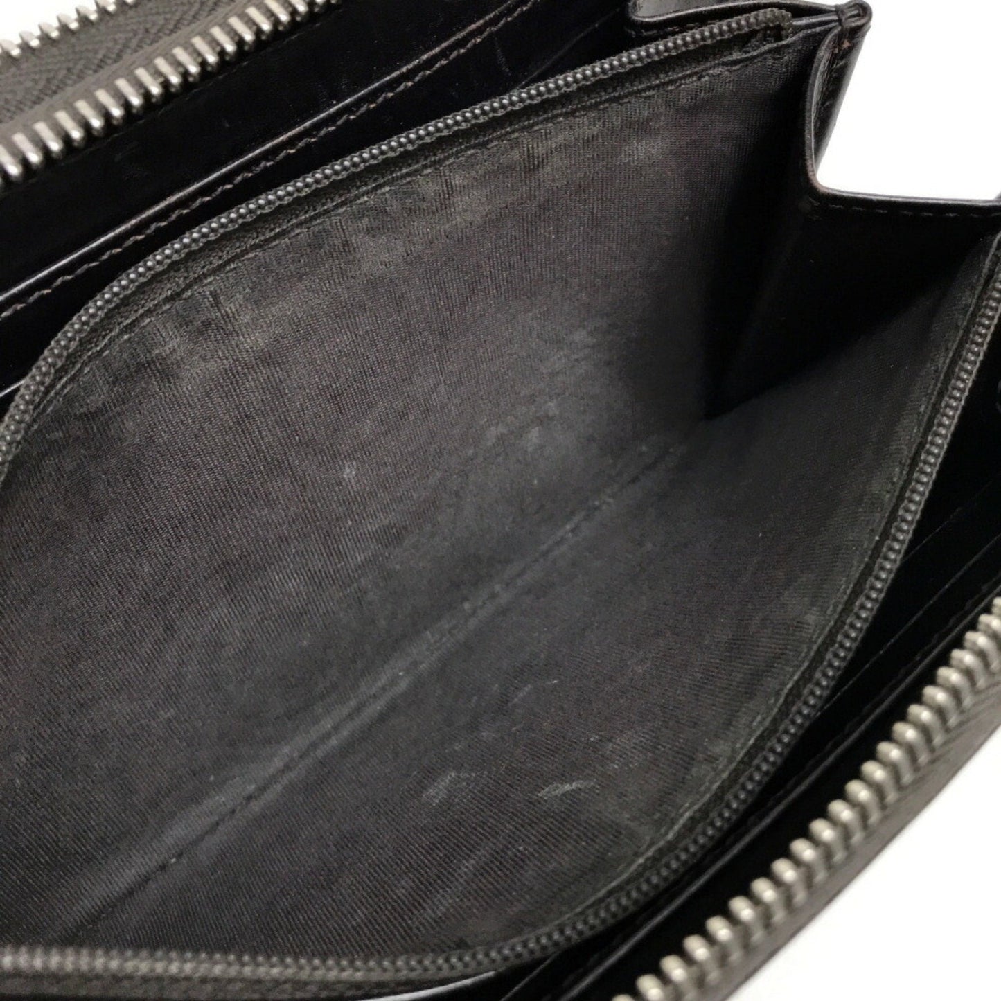 Gucci Dark Brown Leather Long Wallet (Bi-Fold)