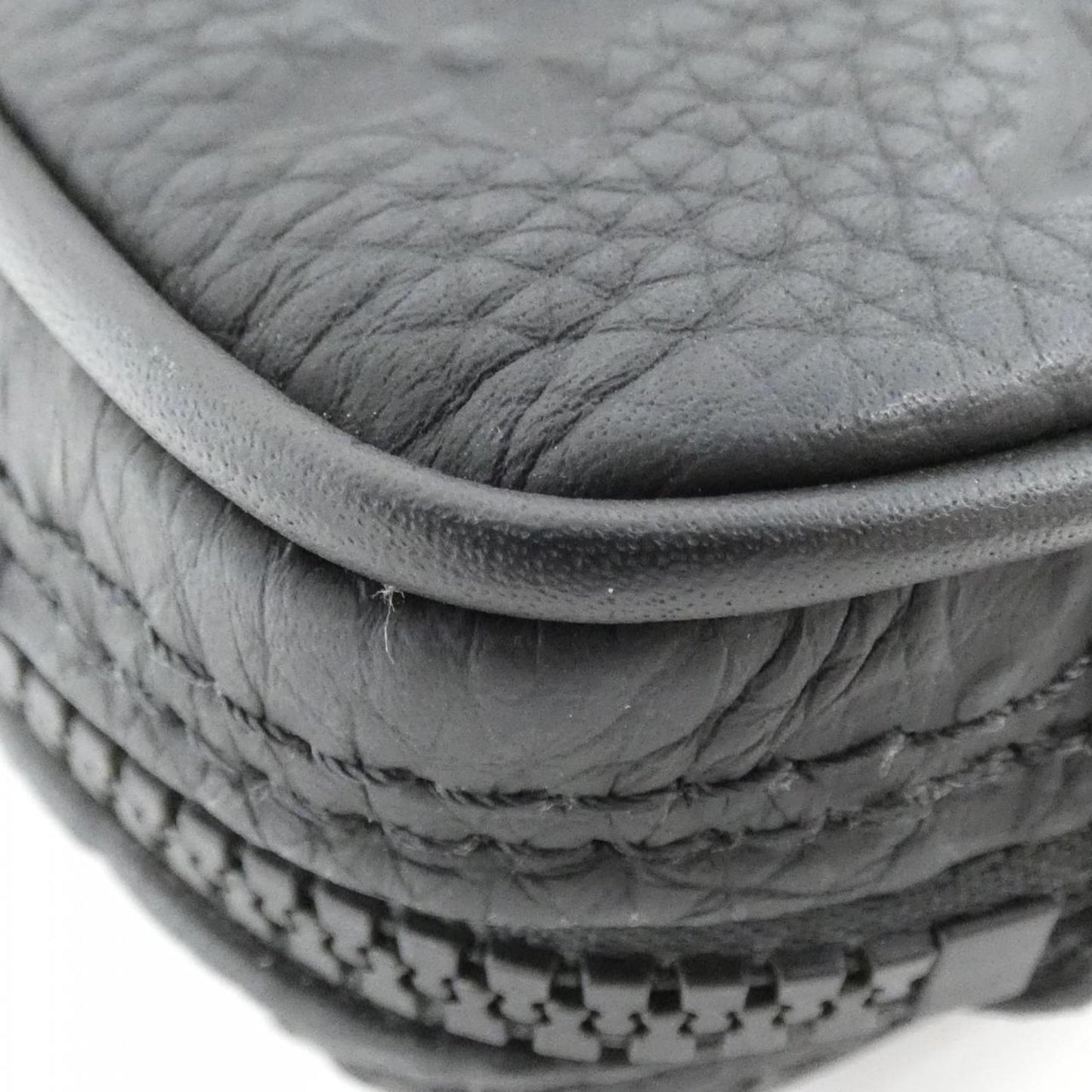 Louis Vuitton Black Leather Shoulder Bag