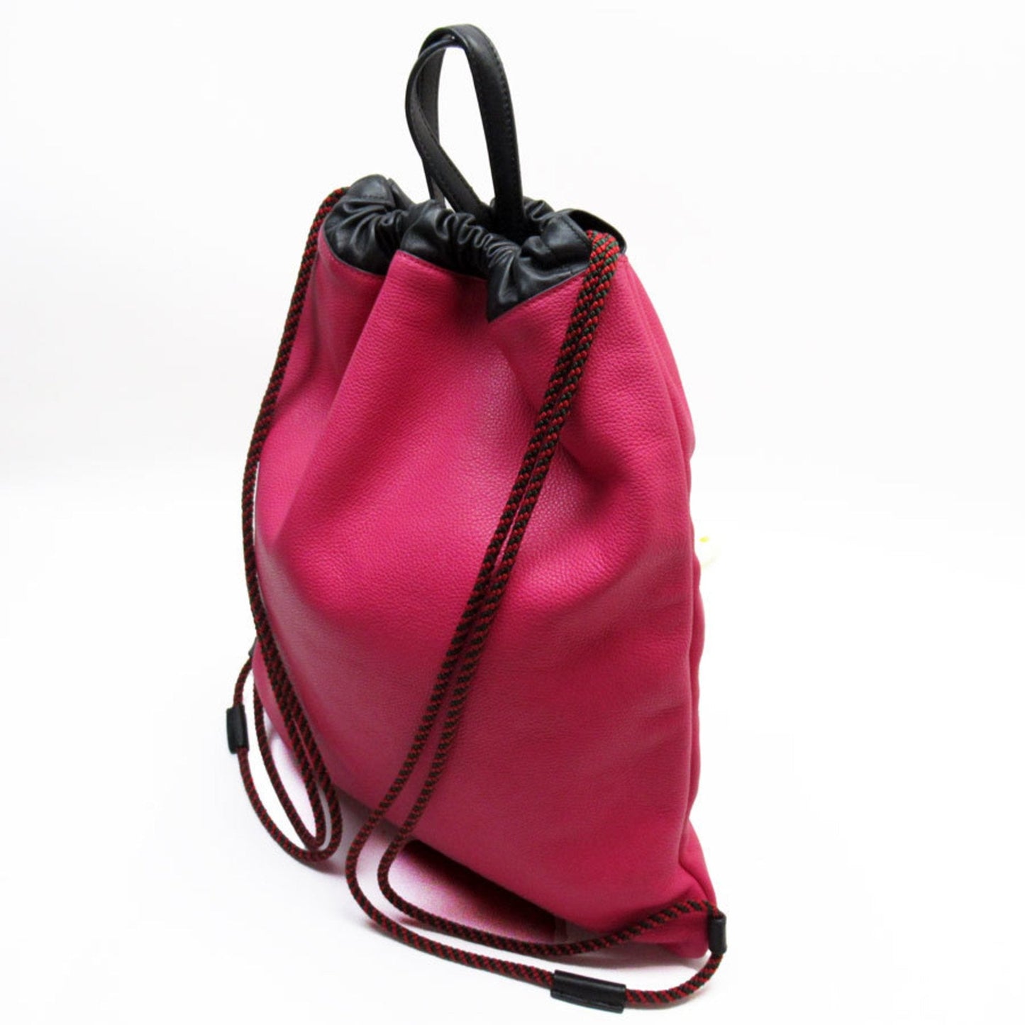 Gucci Black Pink Leather Backpack