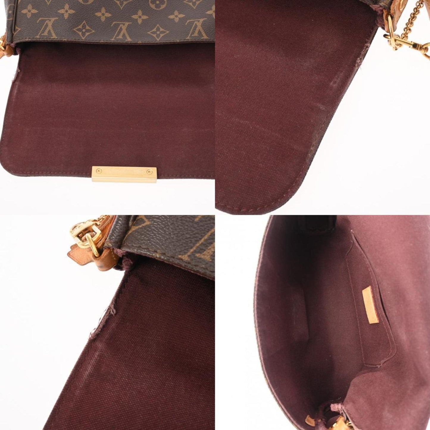 Louis Vuitton Brown Monogram Canvas Shoulder Bag