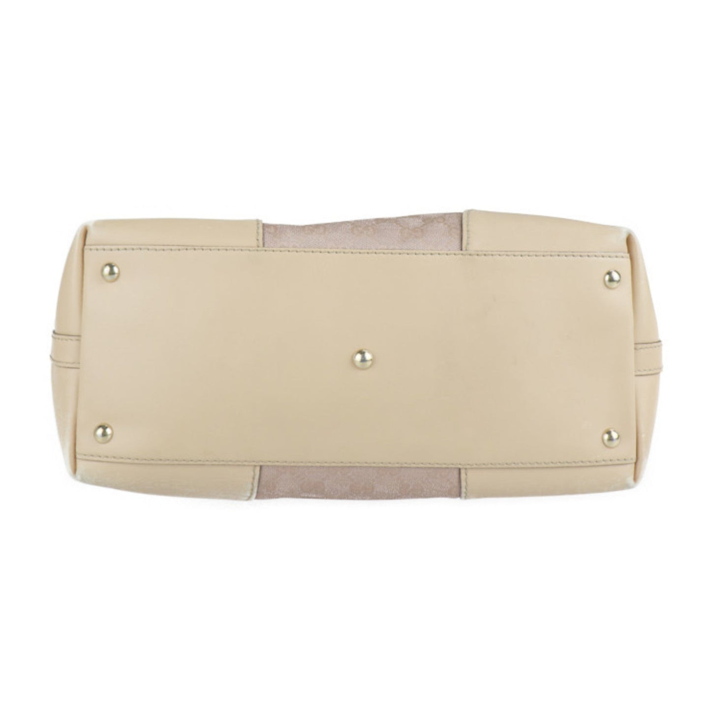 Gucci Gg Canvas Beige Pink Gg Canvas Leather Handbag