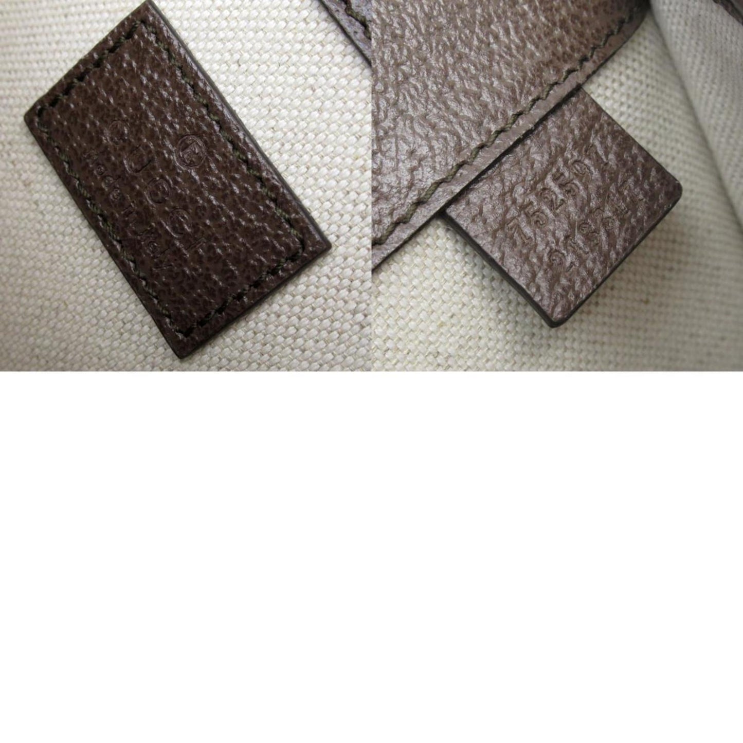 Gucci Beige Brown Pvc Sling Bag
