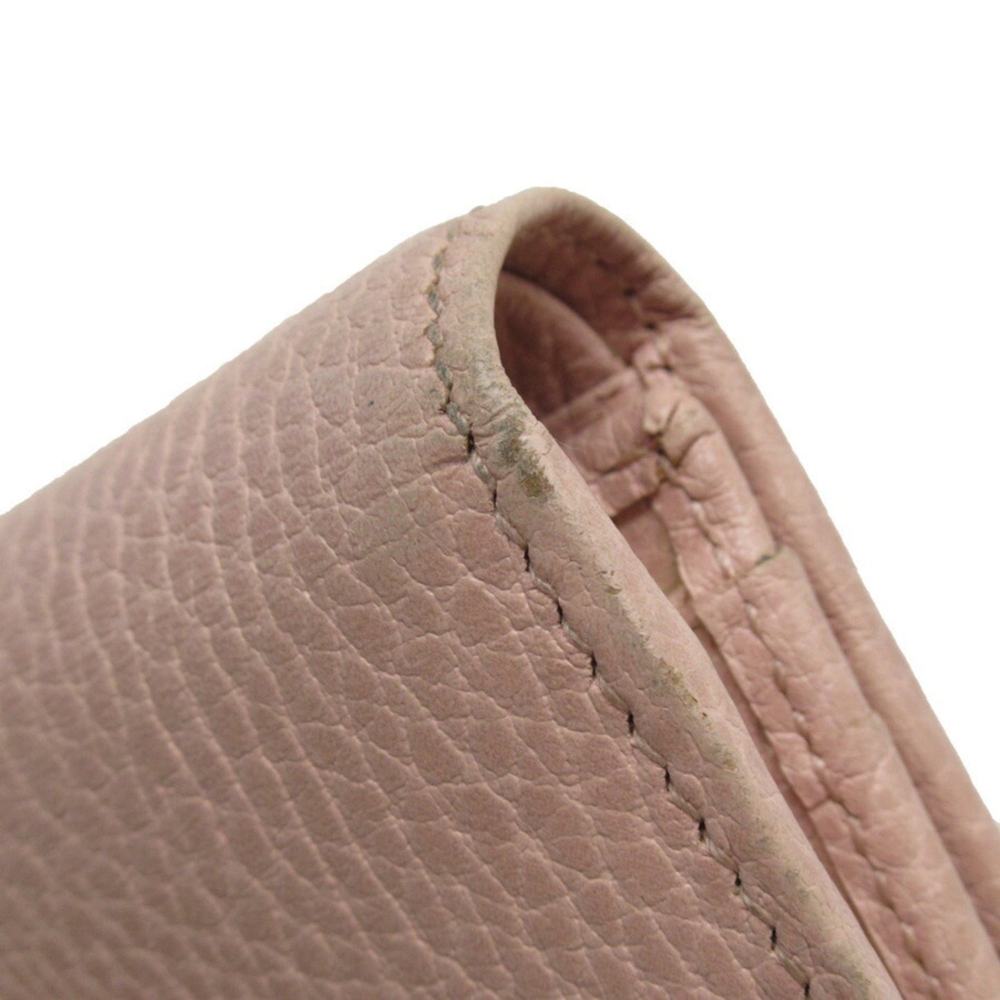 Gucci Pink Beige Leather Wallet (Bi-Fold)