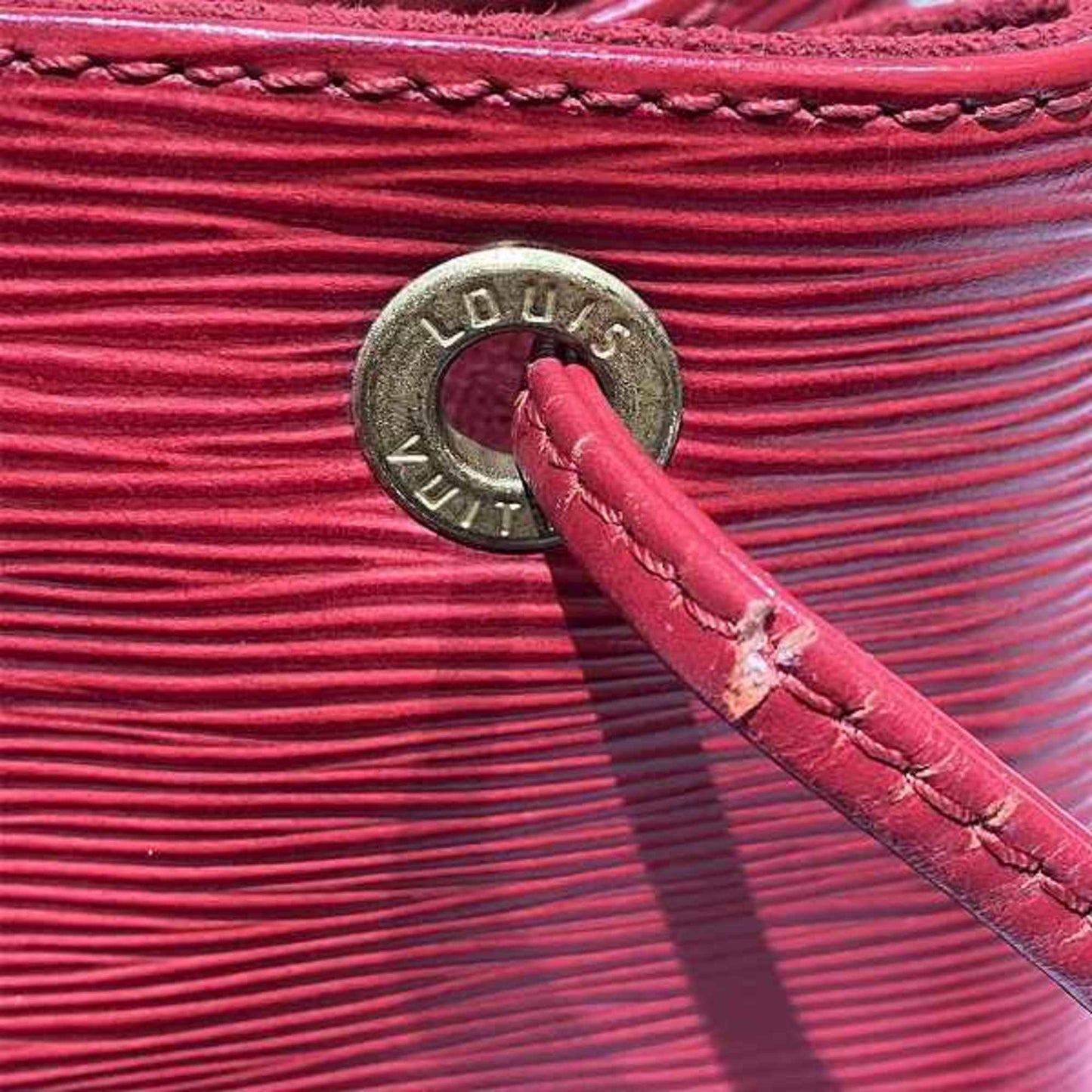 Louis Vuitton Castilian Red Leather Shoulder Bag