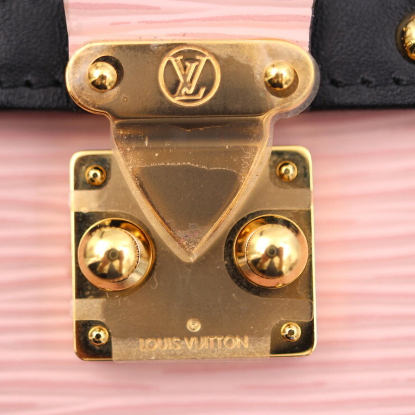 Louis Vuitton Black Rose Ballerine Epi Leather Leather Pochette Pouch Shoulder Bag