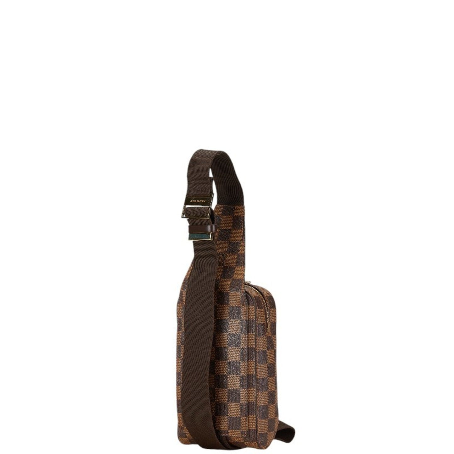Louis Vuitton Brown Pvc Leather Shoulder Bag Sling Bag