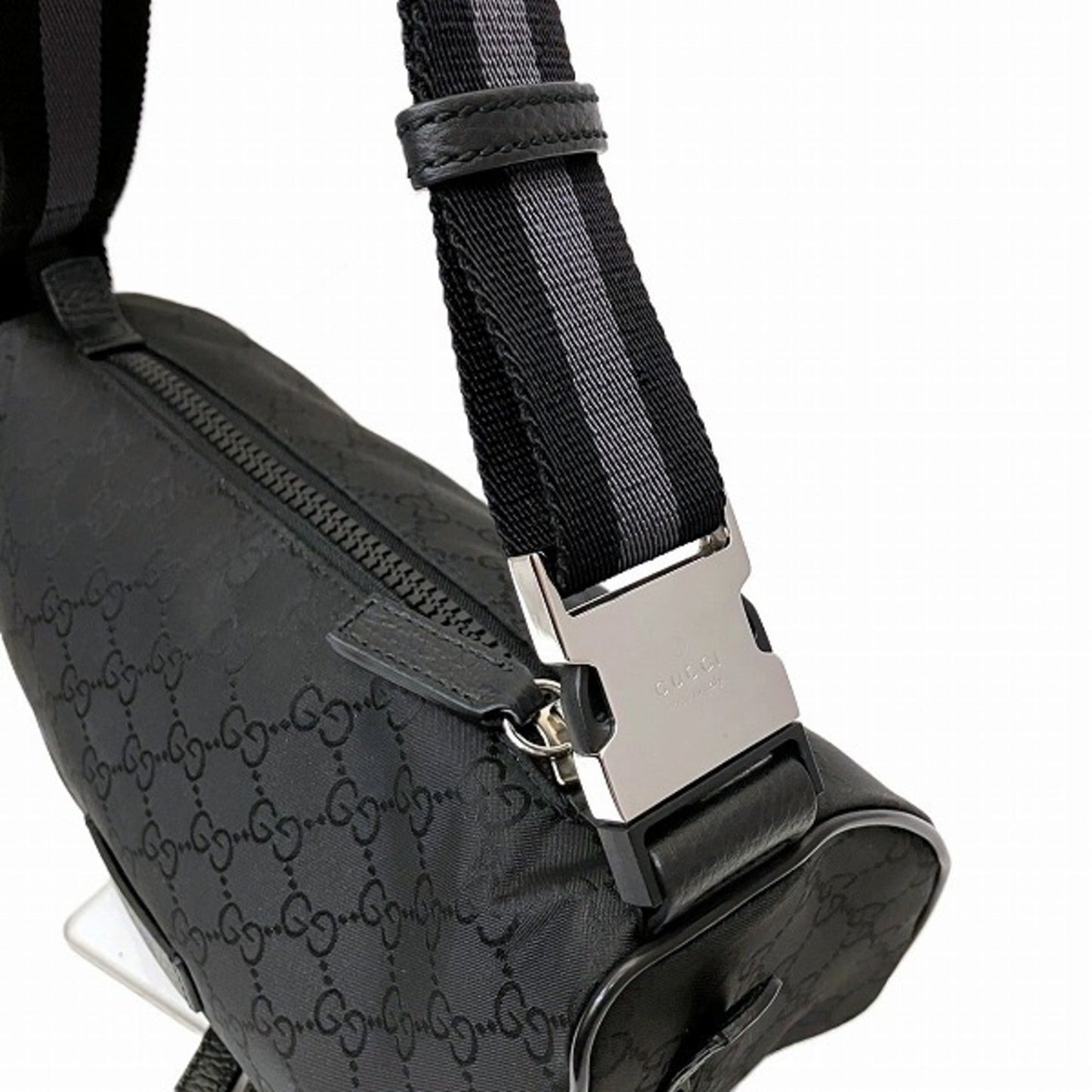 Gucci Black Nylon Shoulder Bag Sling Bag