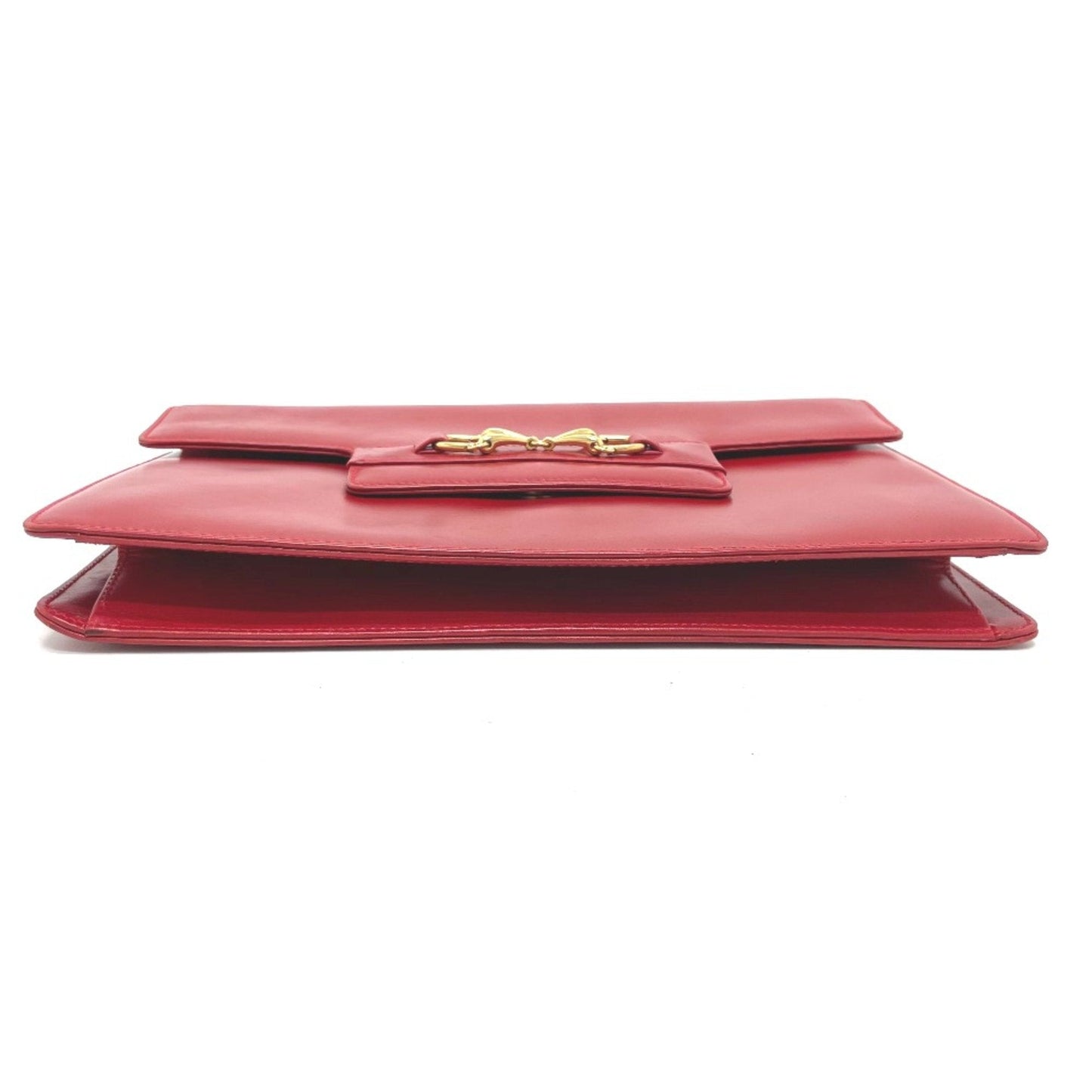 Gucci Red Leather Shoulder Bag