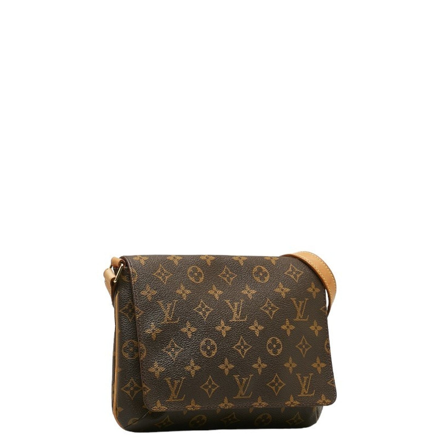 Louis Vuitton Brown Pvc Leather Shoulder Bag