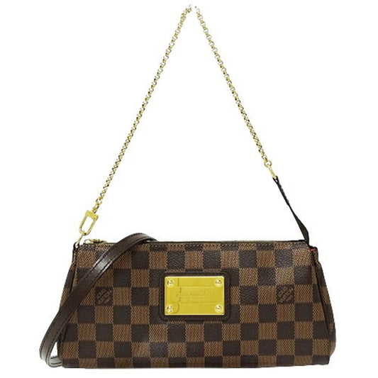 Louis Vuitton Brown Damier Canvas Ebene Damier Canvas Handbag Pouch Shoulder Bag ()