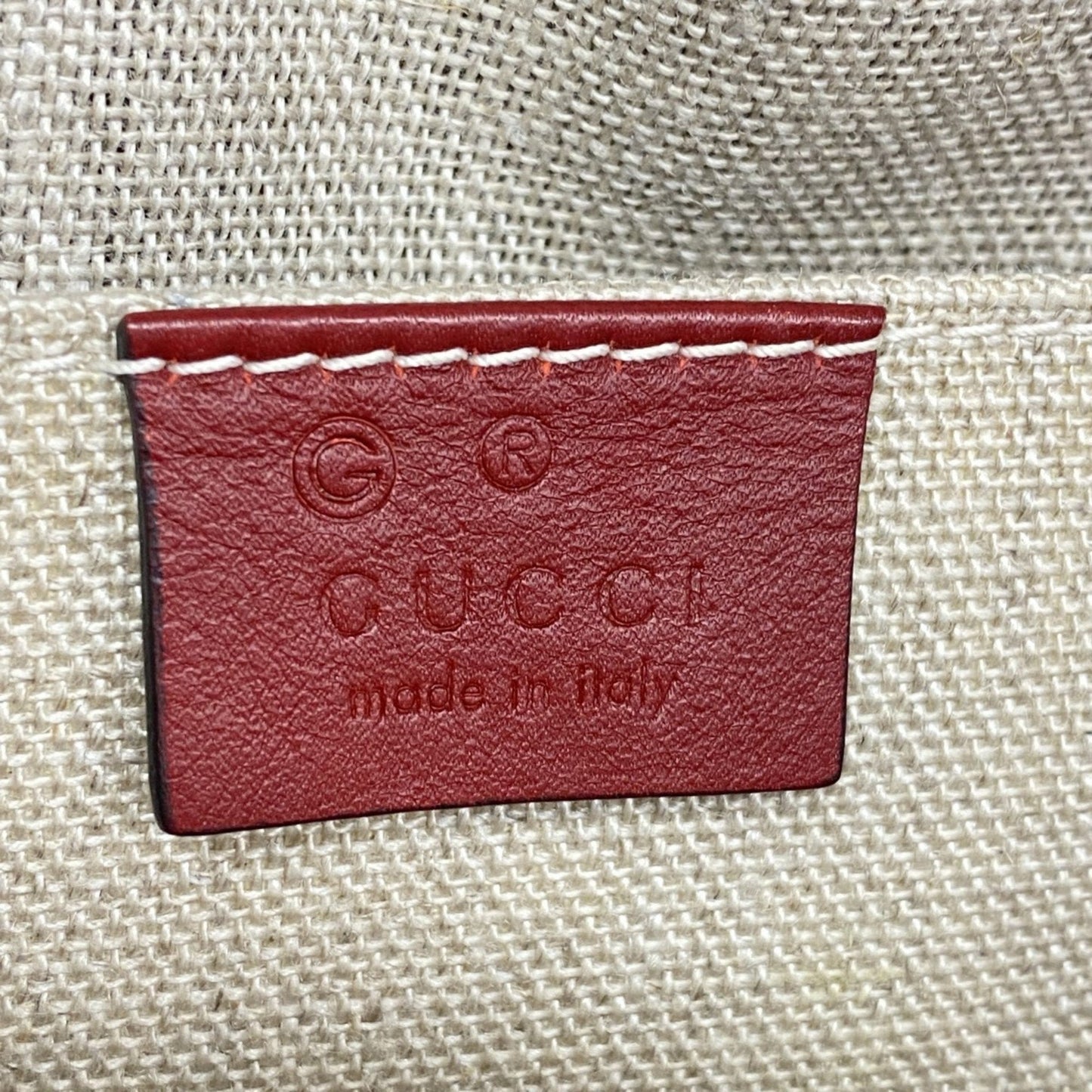 Gucci Red Color Leather Handbag