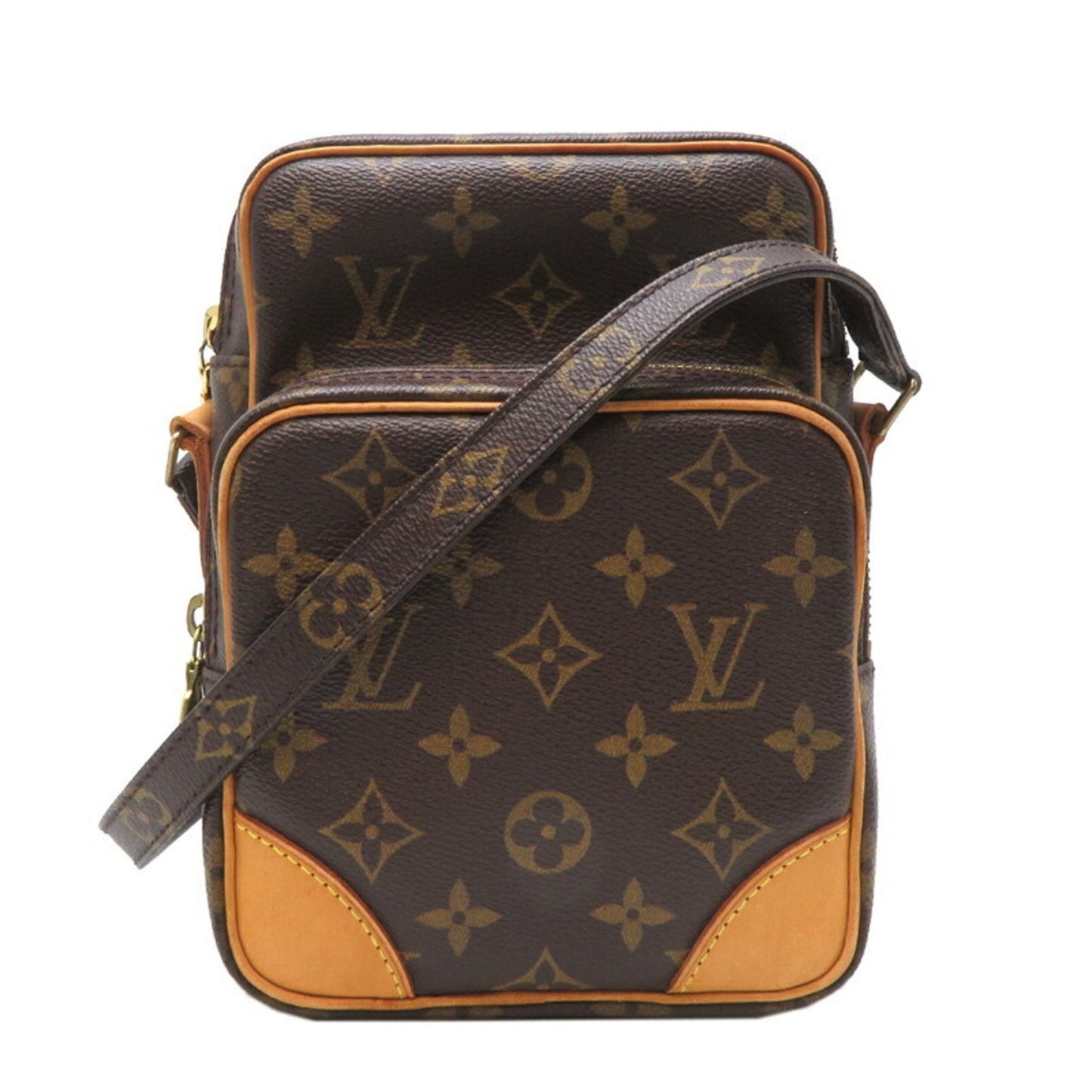 Louis Vuitton Brown Monogram Shoulder Bag ()