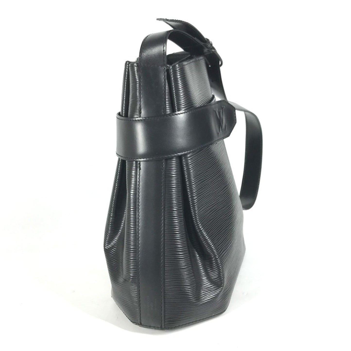 Louis Vuitton Black Noir Epi Leather Shoulder Bag
