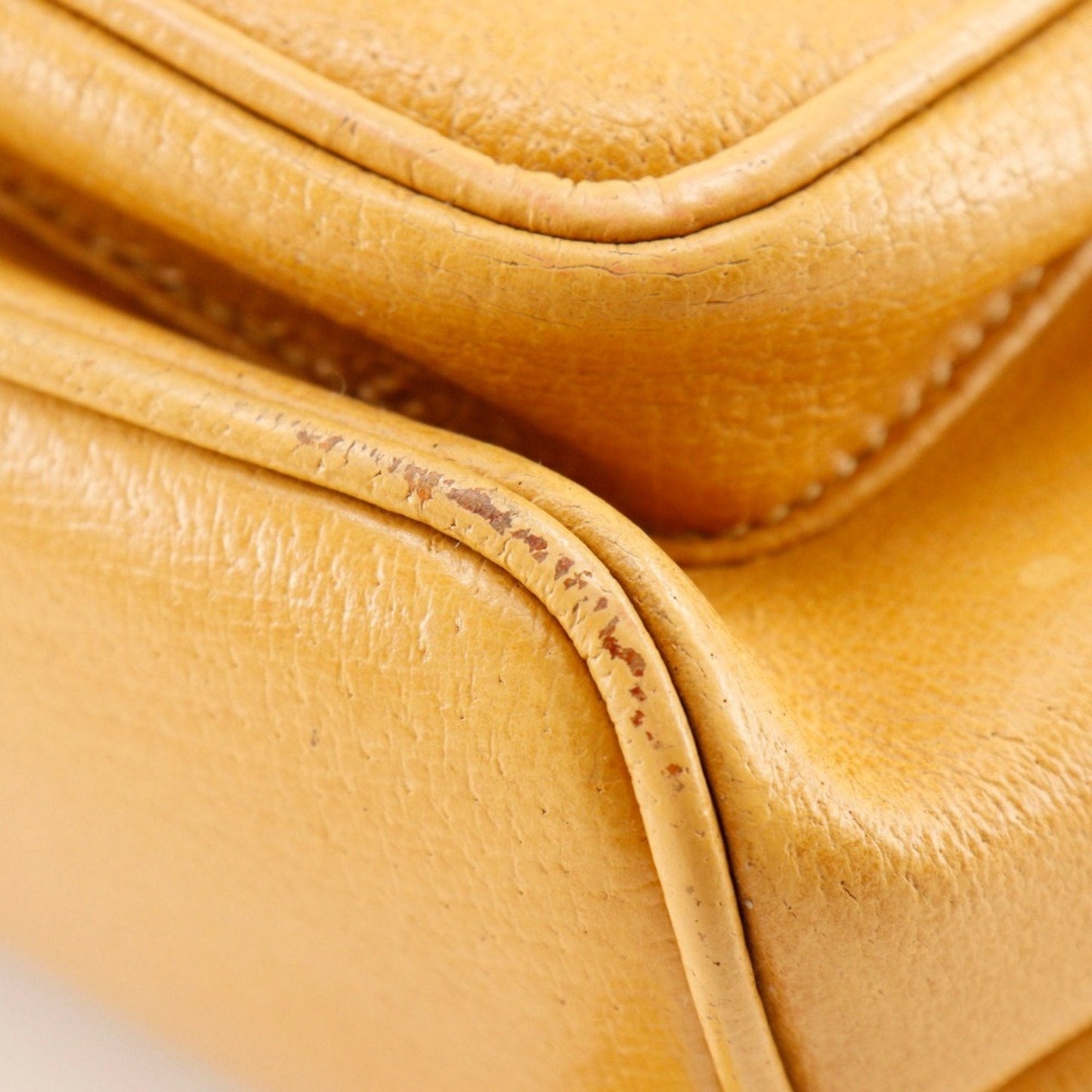 Gucci Yellow Leather Backpack