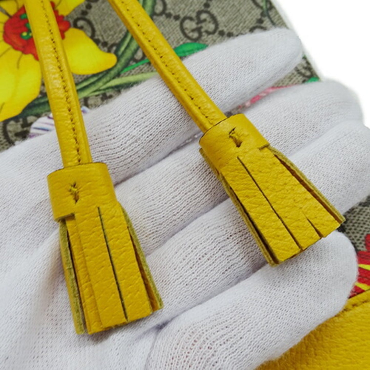 Gucci Multi-Color Yellow Gg Supreme Canvas Handbag Shoulder Bag