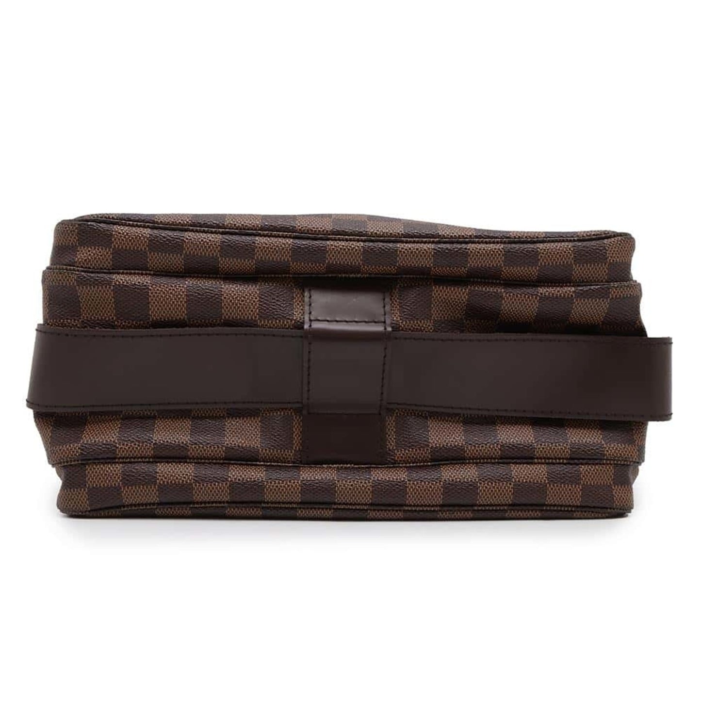Louis Vuitton Brown Red Color Damier Canvas Shoulder Bag