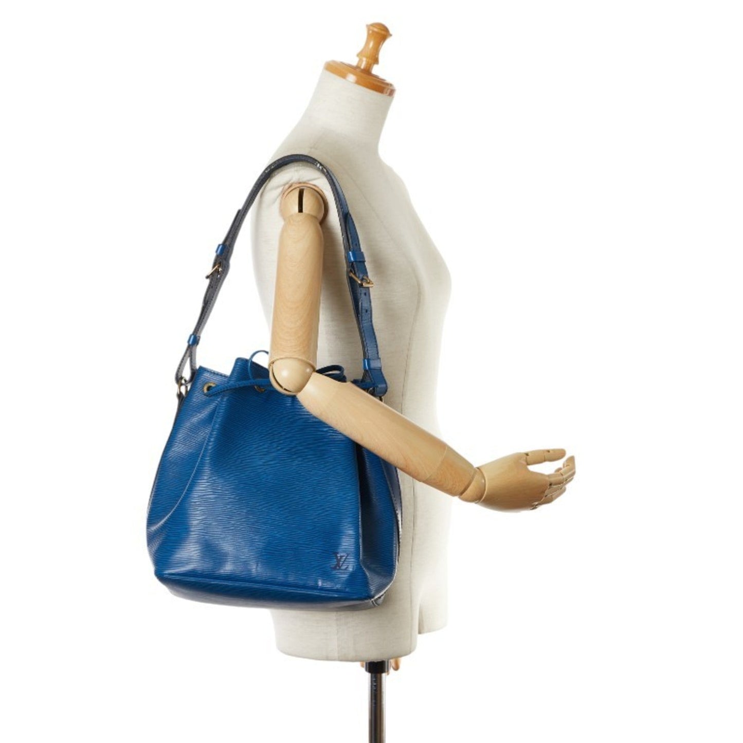 Louis Vuitton Epi Toledo Blue Epi Leather Shoulder Bag