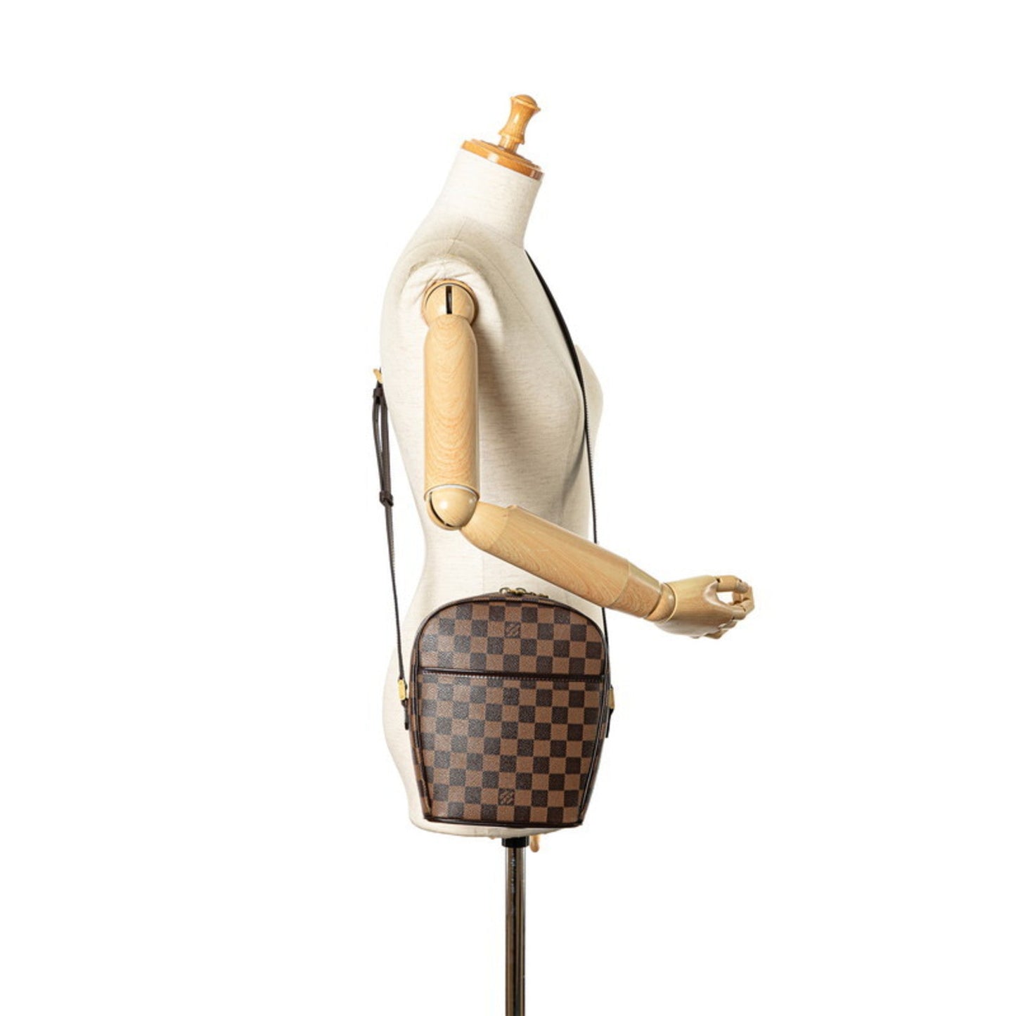 Louis Vuitton Brown Pvc Leather Shoulder Bag