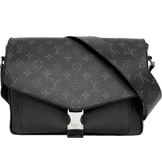Louis Vuitton Taigarama Black Gray Monogram Eclipse Taigarama Shoulder Bag ()