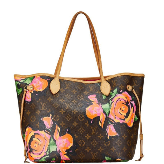 Louis Vuitton Brown Multi-Color Red Color Pvc Leather Shoulder Bag Tote Bag ()