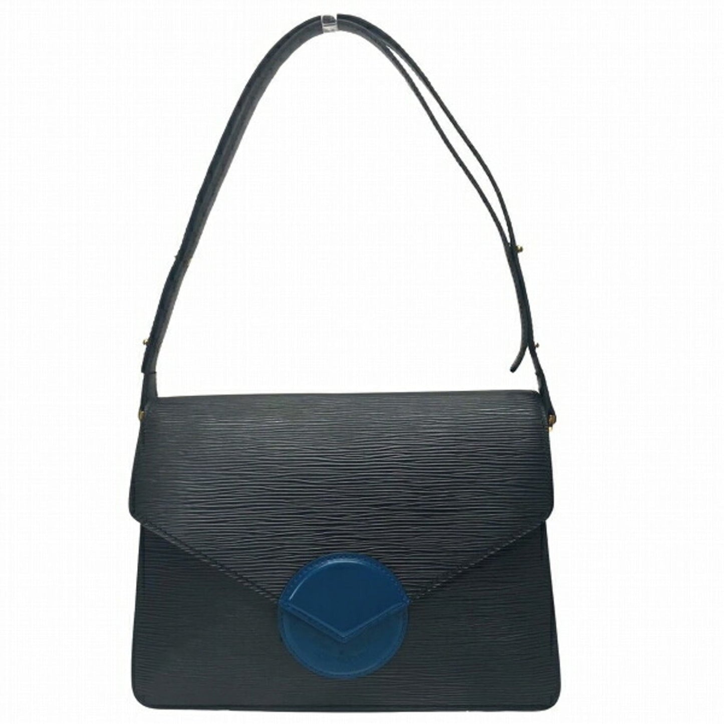 Louis Vuitton Black Noir Leather Shoulder Bag ()