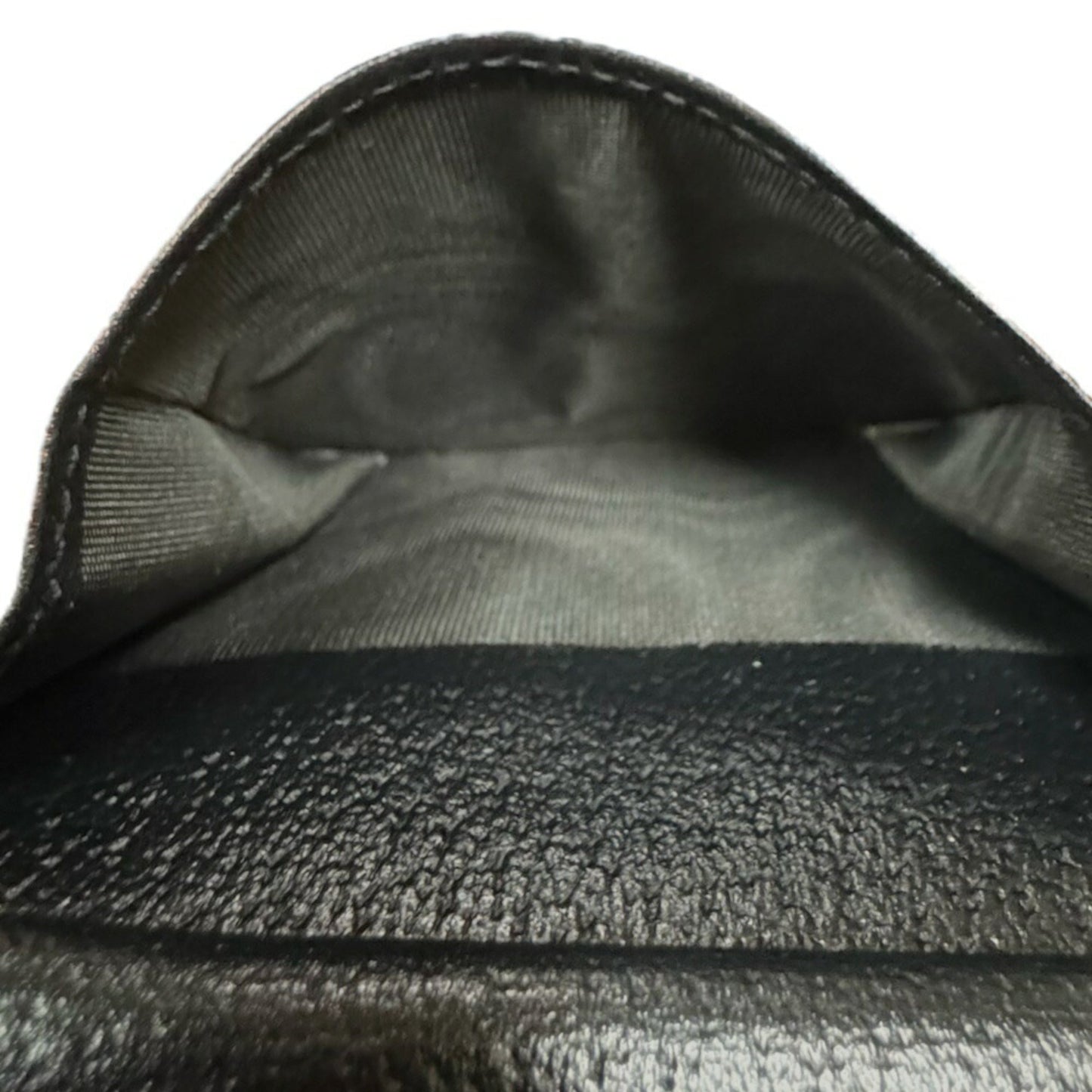 Gucci Black Leather Nylon Wallet (Bi-Fold)