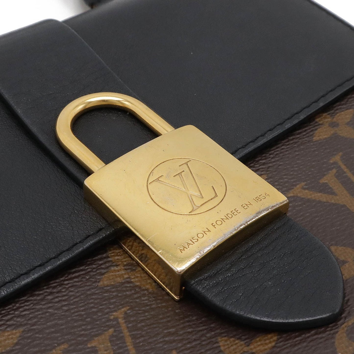 Louis Vuitton Black Noir Monogram Handbag Shoulder Bag