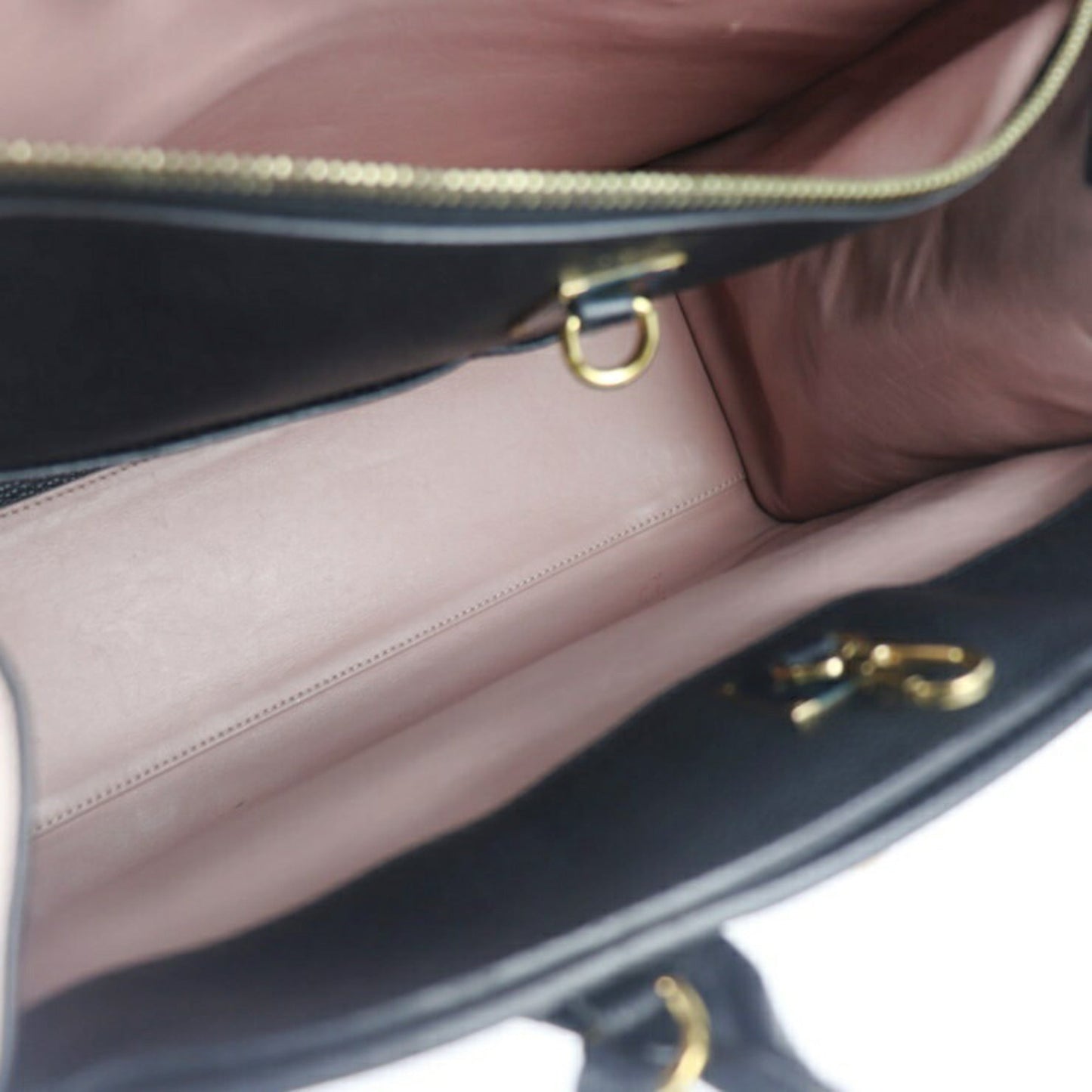 Louis Vuitton Black Magnolia Leather Handbag Shopping Bag Shoulder Bag Tote Bag