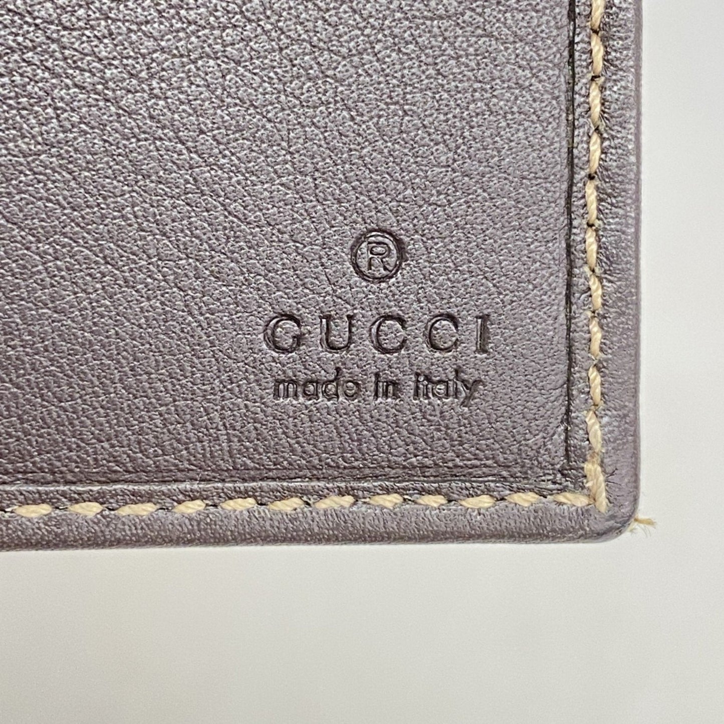 Gucci Brown Canvas Bill Wallet (Bi-Fold)
