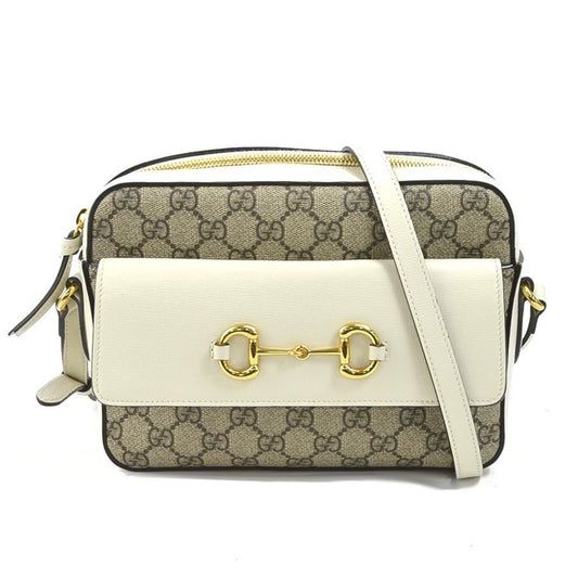 Gucci Beige White Gg Supreme Handbag ()