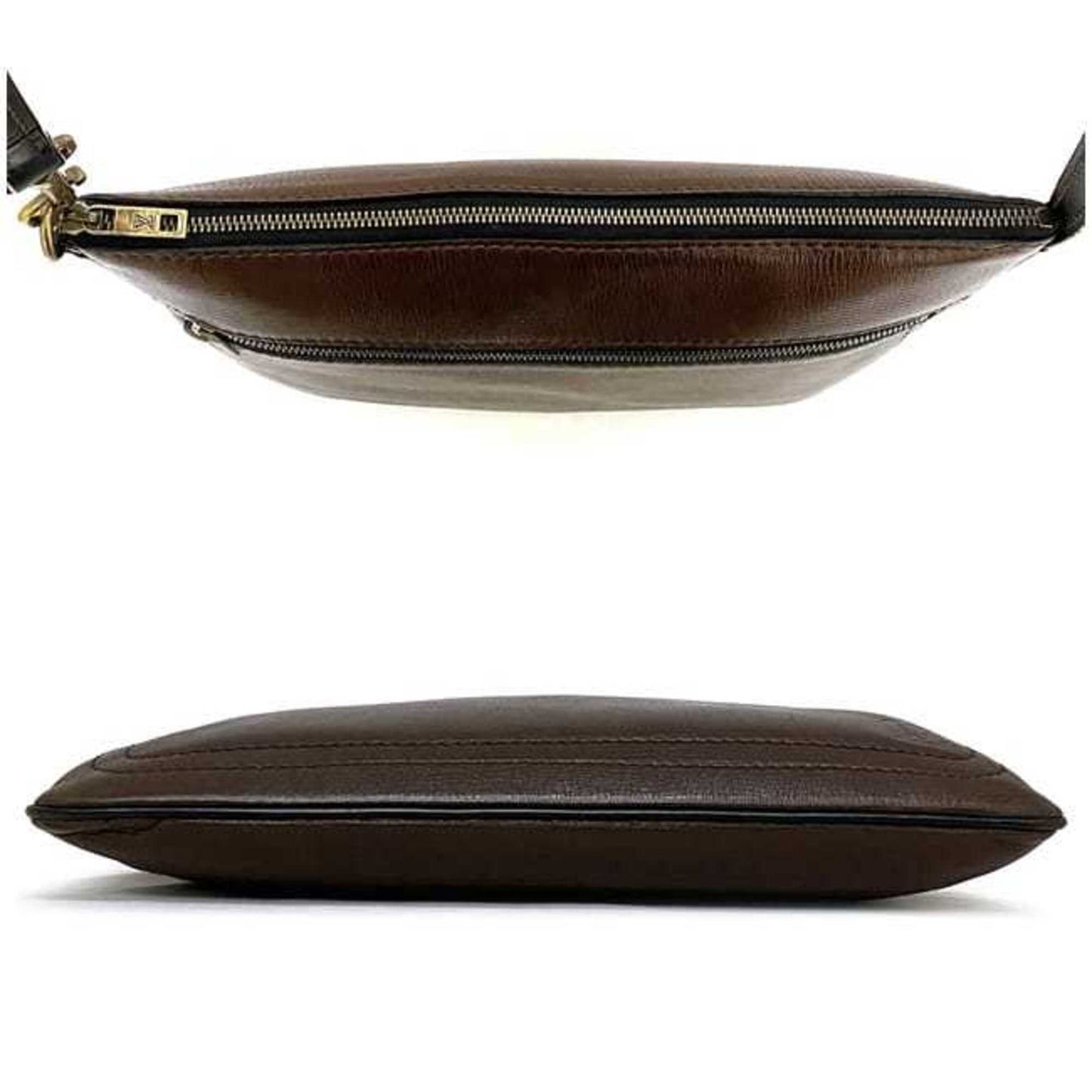 Louis Vuitton Utah Brown Coffee Leather Shoulder Bag