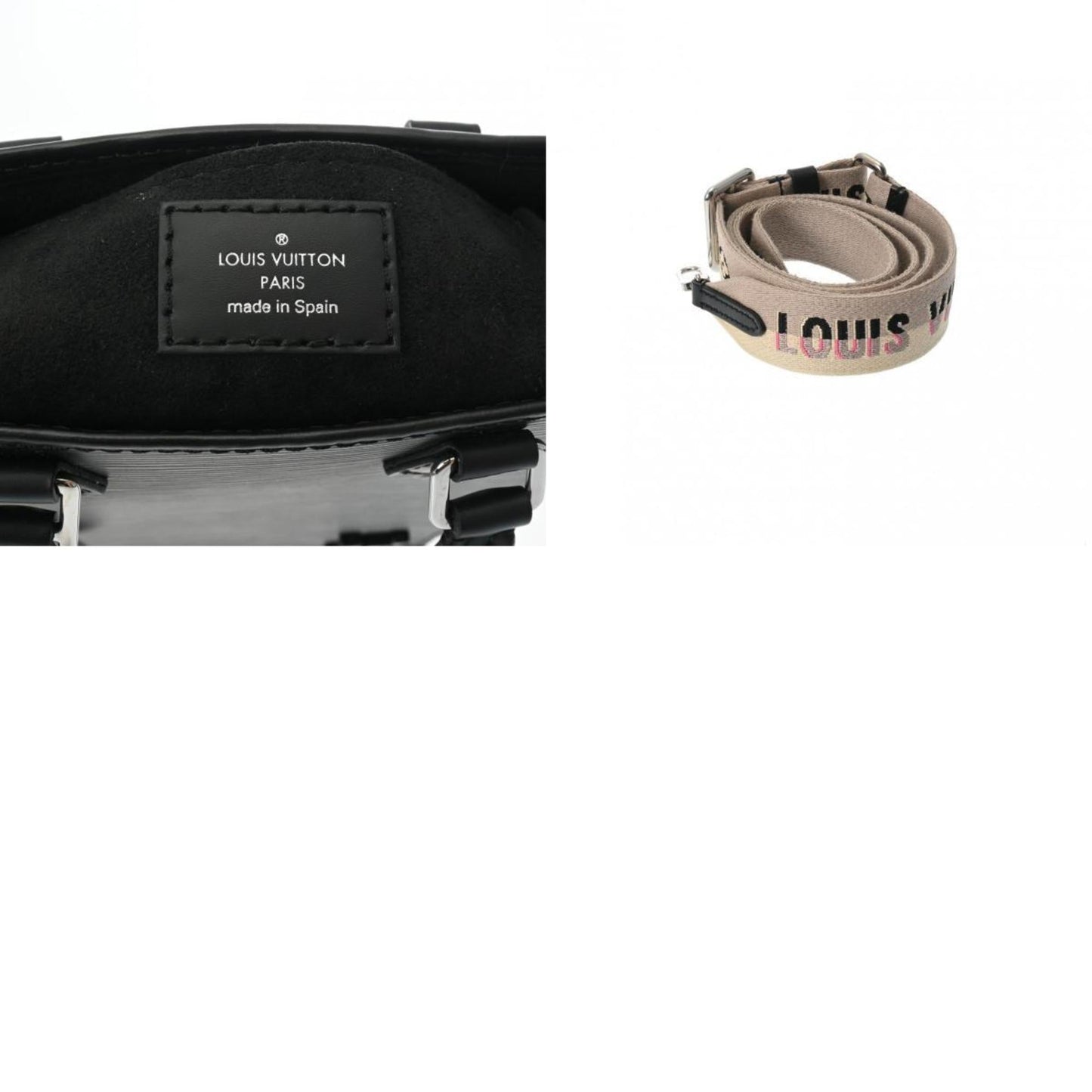 Louis Vuitton Noir Epi Leather Handbag Shoulder Bag