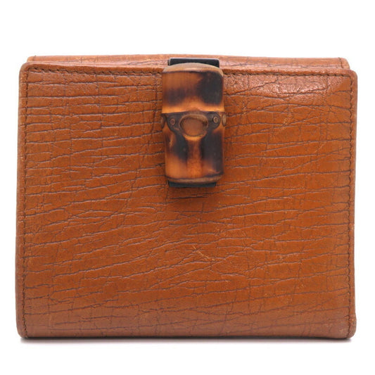 Gucci Bamboo Camel Bamboo Leather Wallet (Bi-Fold) ()