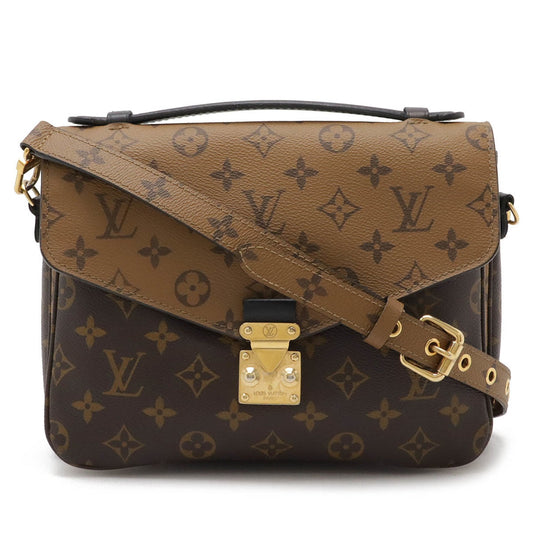 Louis Vuitton Monogram Monogram Reverse Monogram Reverse Handbag Pochette Shoulder Bag ()