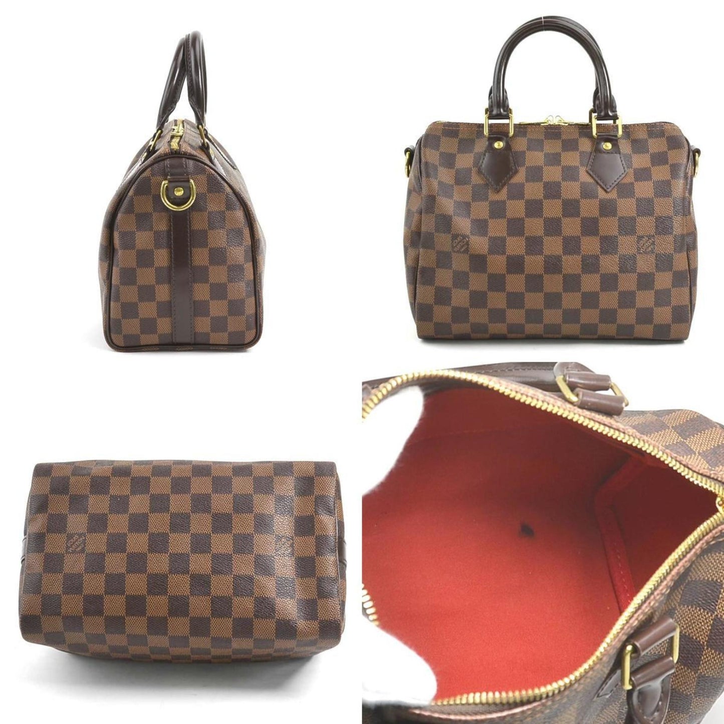 Louis Vuitton Brown Damier Canvas Handbag Shoulder Bag