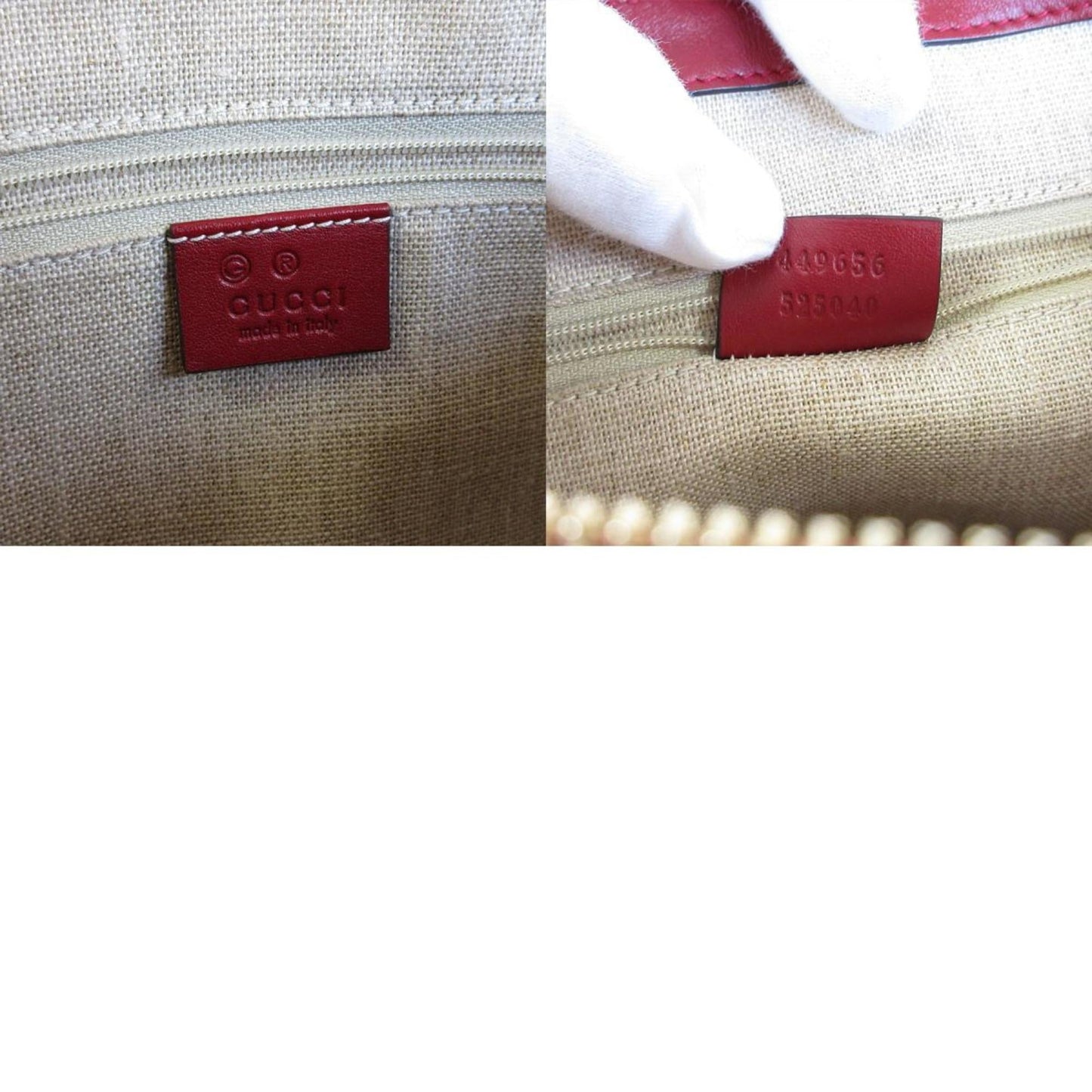 Gucci Dark Red Leather Handbag Shoulder Bag