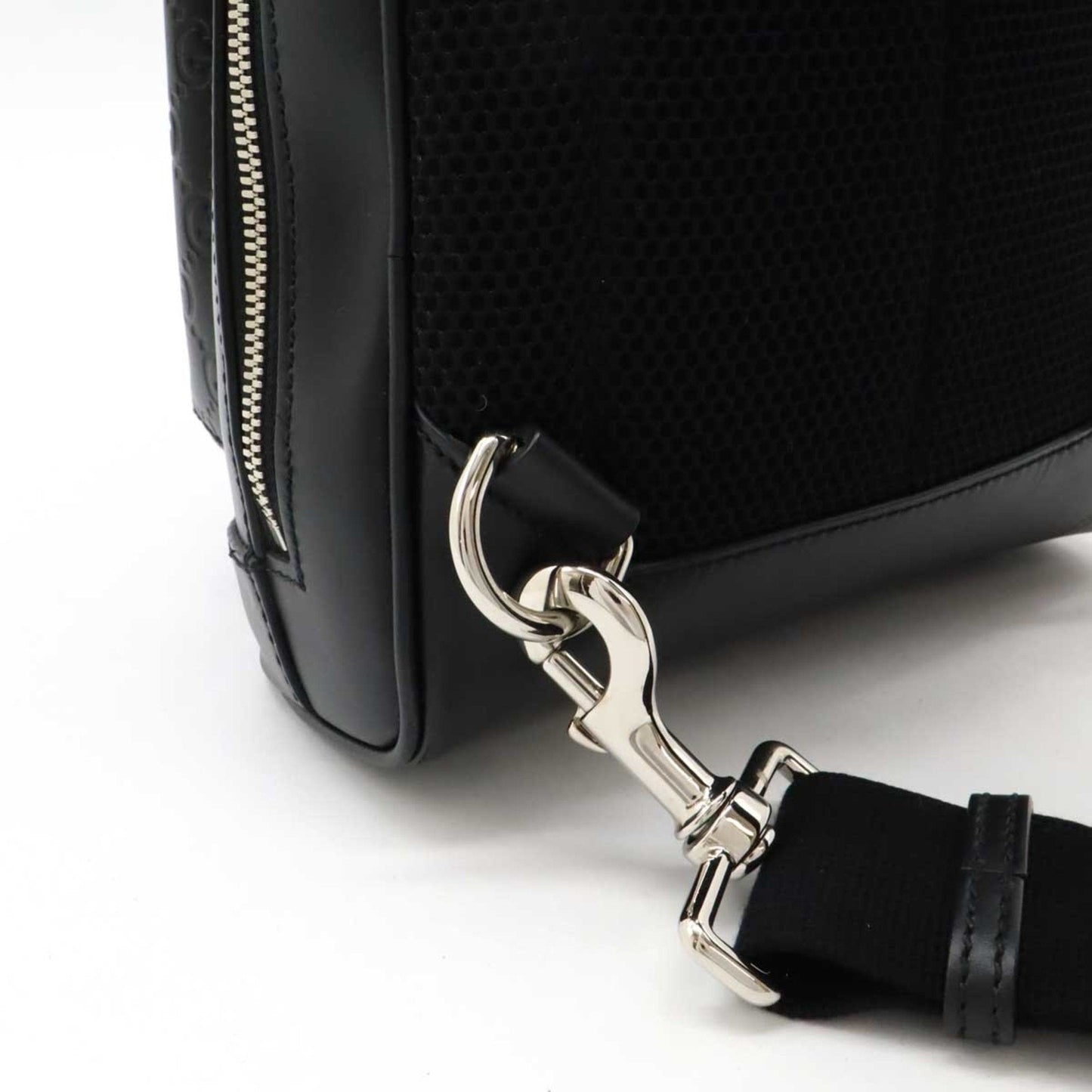 Gucci Black Leather Shoulder Bag Sling Bag