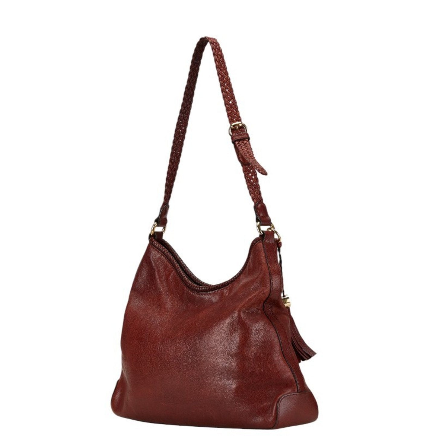 Gucci Brown Leather Shoulder Bag