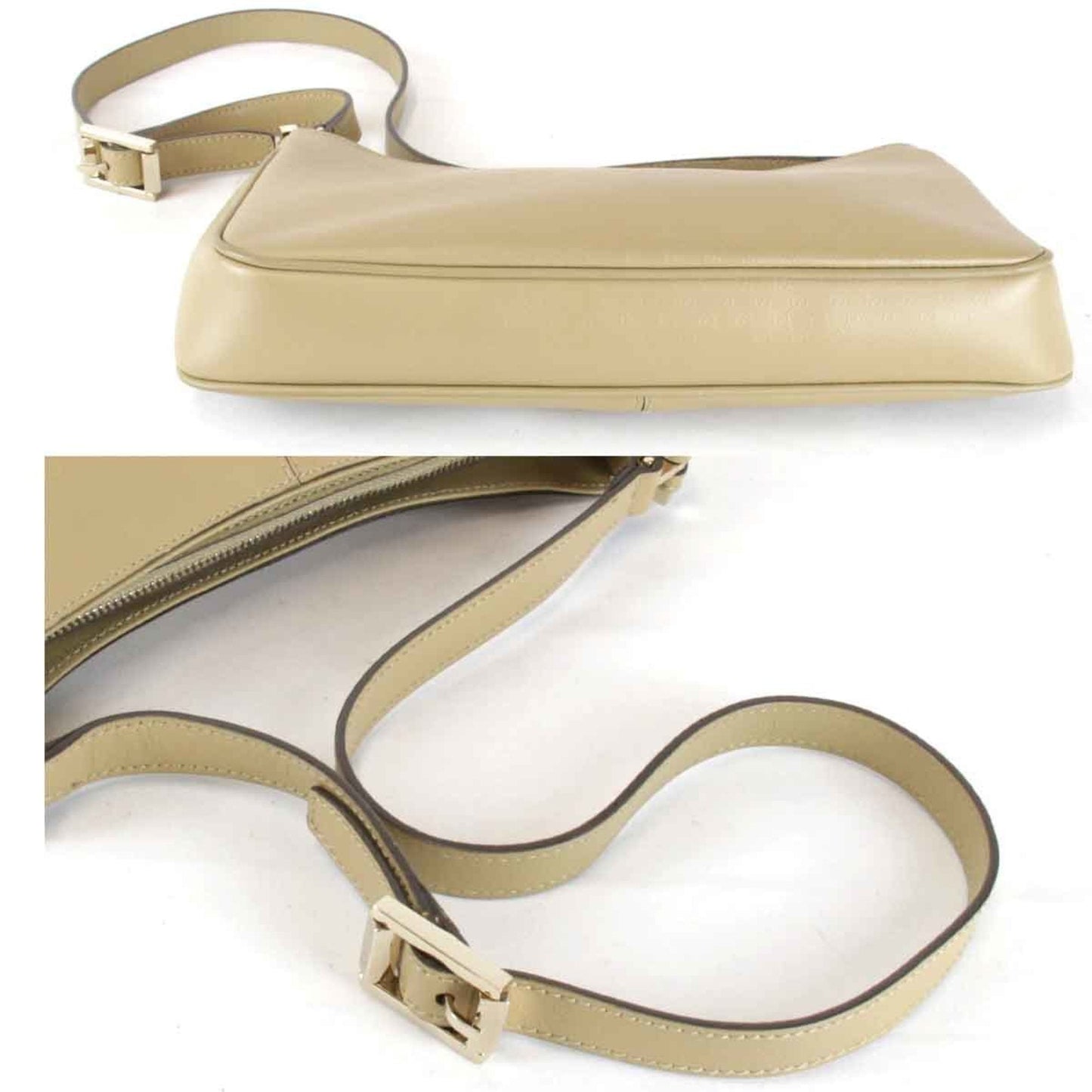 Gucci Beige Leather Shoulder Bag