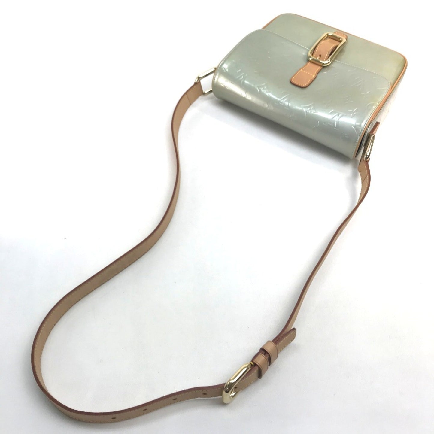 Louis Vuitton Green Leather Shoulder Bag
