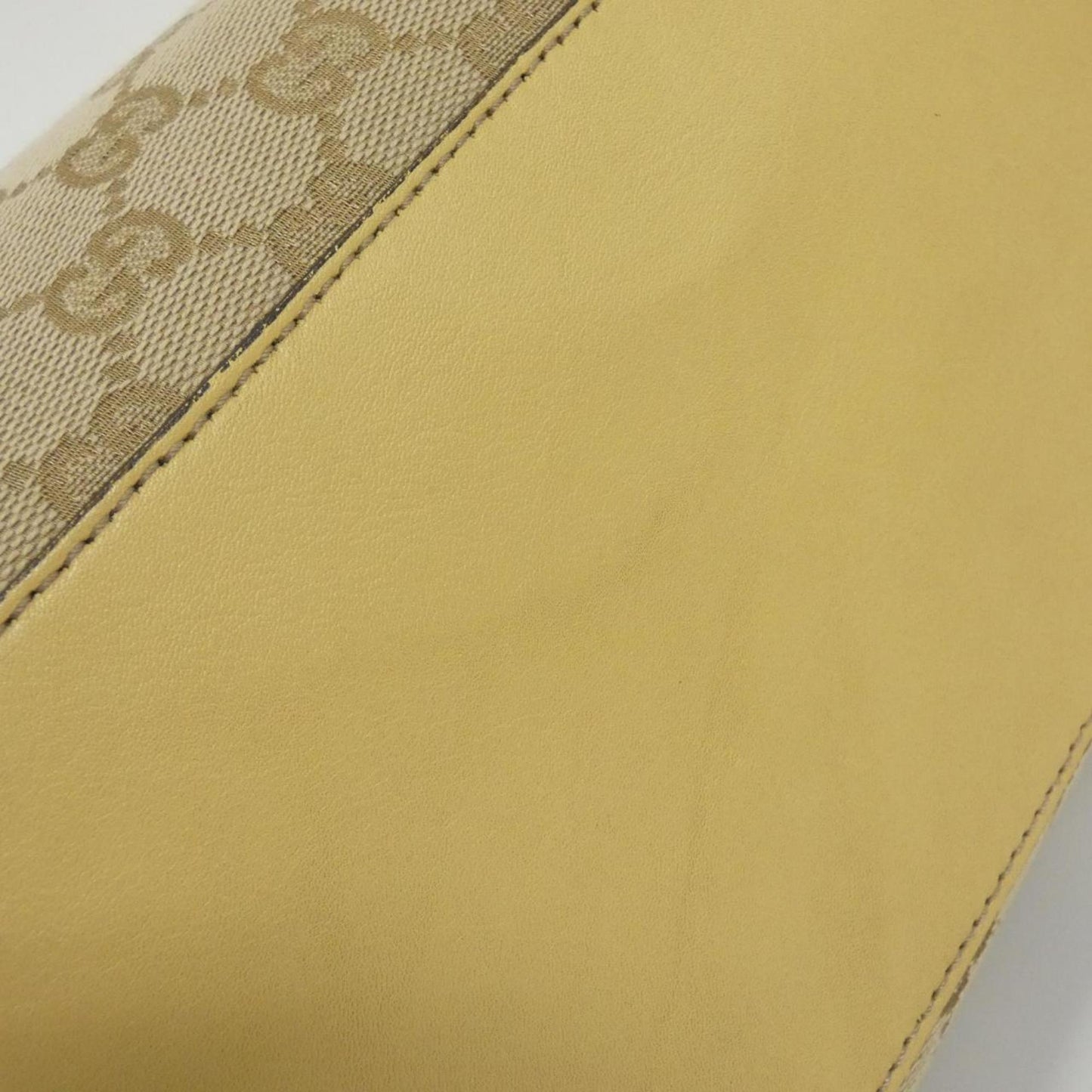Gucci Gg Canvas Beige Yellow Gg Canvas Handbag