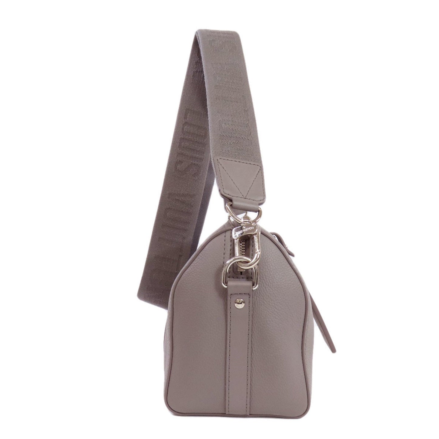 Louis Vuitton Gray Leather Shoulder Bag