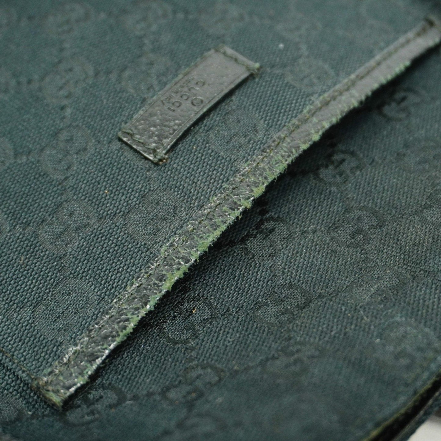Gucci Black Canvas Shoulder Bag