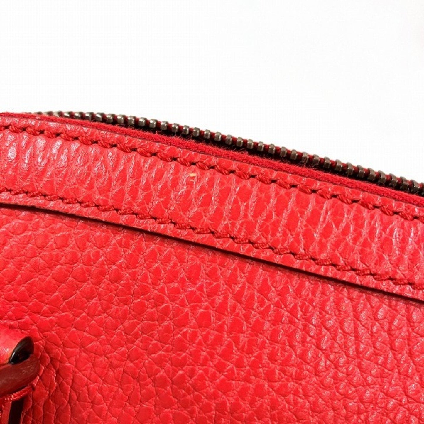 Gucci Orange Leather Handbag Shoulder Bag