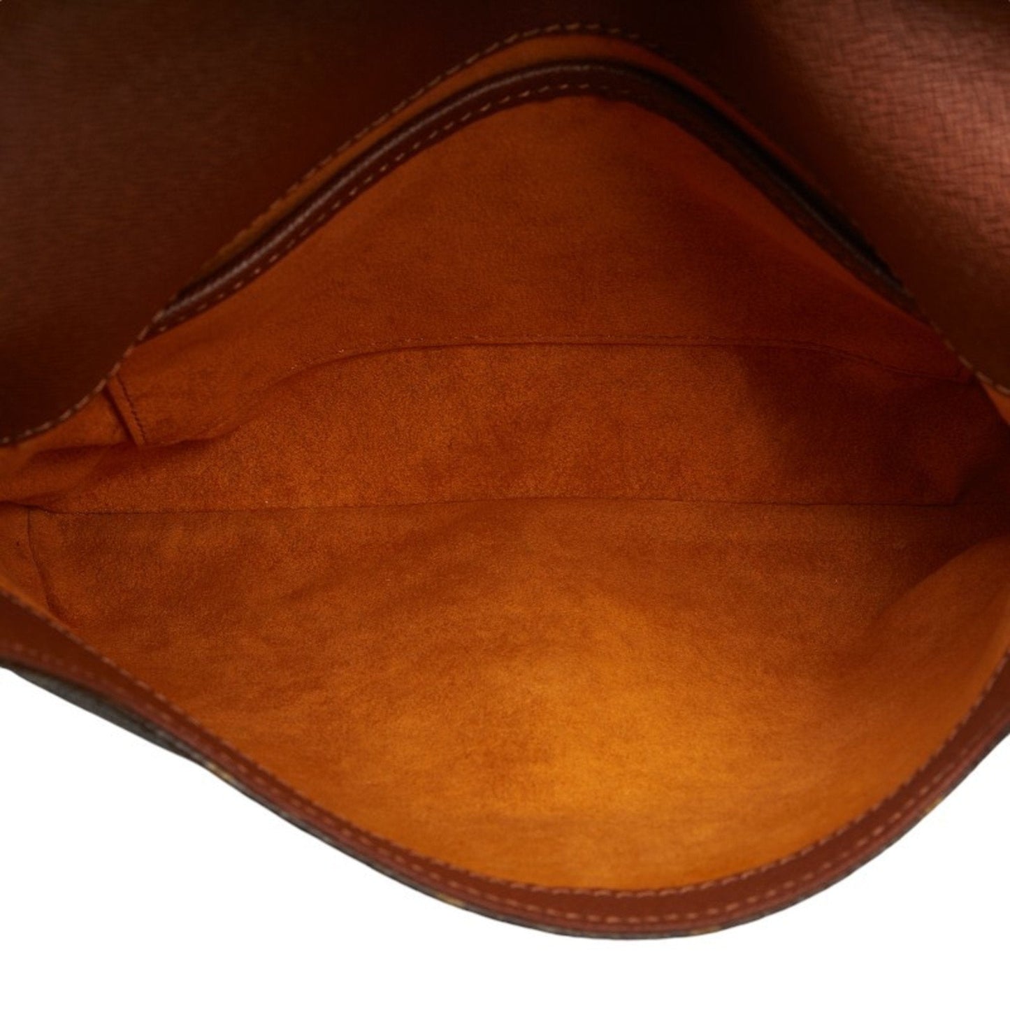 Louis Vuitton Brown Pvc Leather Handbag Shoulder Bag