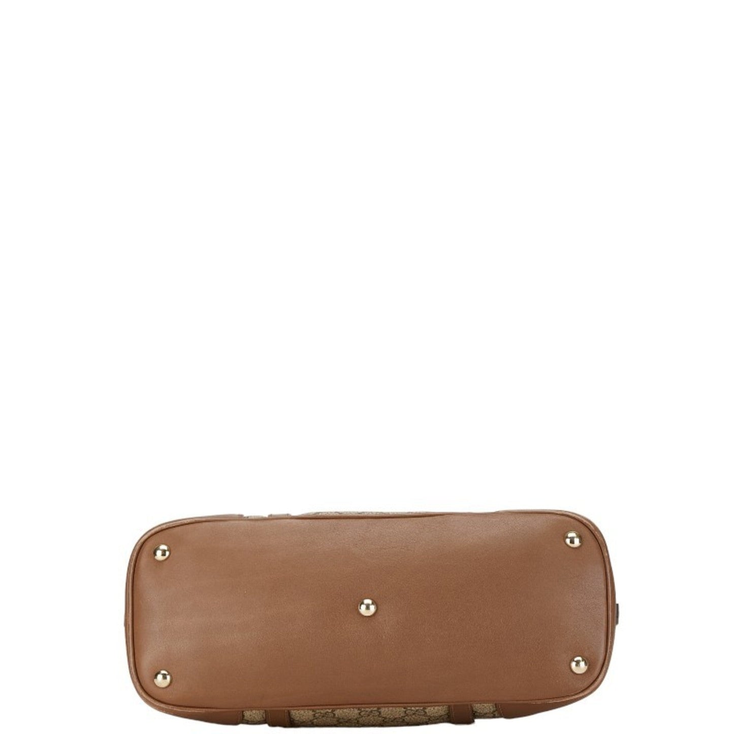 Gucci Beige Brown Pvc Leather Handbag Shoulder Bag